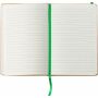 Gerecycled papieren notitieboek (A5) Gianni zwart