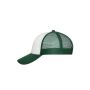 6 Panel Mesh Cap white/dark green one size