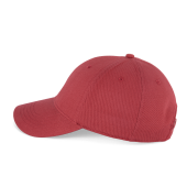 Biologisch katoenen pet met 6 panelen - K-up Gold Label Terracotta Red One Size Biologisch katoenen pet met 6 panelen - K-up Gold Label Terracotta Red One Size