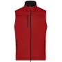 Men's Softshell Vest GRS red S
