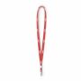 Polyester tubulaire keycord met metalen klem