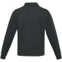 Clyde unisex organic rugbypolo sweatshirt - Zwart - 2XS Clyde unisex organic rugbypolo sweatshirt - Zwart - 2XS