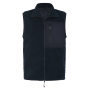Gerecycled sherpa gilet Navy S