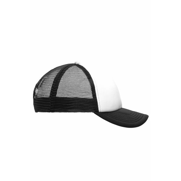 5 Panel Polyester Mesh Cap for Kids white/black one size 5 Panel Polyester Mesh Cap for Kids white/black one size