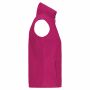 Bodywarmer van microfleece dames fuchsia S