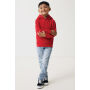 IQONIQ Yengo kids recycled katoen hoodie met steekzakken, rood (910)