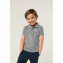 PERFECT KIDS - PERFECT kinder polo 180g - XL - Grijs Gemêleerd 2