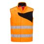 PW2 Hi-Vis Fleece bodywarmer orange/black S