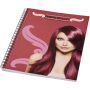 Desk-Mate® A5 kleuren spiraal notitieboek - Rood