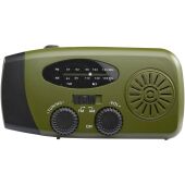 Avior noodradio van RCS gerecycled plastic - Legergroen
