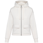 Ecologische sweatvest met capuchon French Terry Ivory XS Ecologische sweatvest met capuchon French Terry Ivory XS