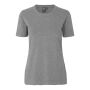Stretch T-shirt | comfort | dames - Grijs gemêleerd, XS