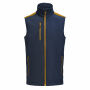 Printer Prime Softshell Vest Navy/HVIS Or 5XL Printer Prime Softshell Vest Navy/HVIS Or 5XL