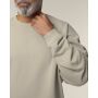 Radder 2.0 - Het unisex oversized crewneck sweatshirt - Stone (XXS)