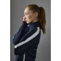 Sweat cardigan | contrast | dames - Marine, 3XL