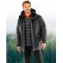 Recycled 3In1 Padded Ripstop Jacket - Black - XS