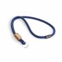 Polyester koord-keycord met bamboe plaatje