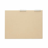 CALENDOO - Bureaukalender met memoblok - Beige