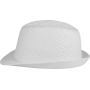 Strohoed in retro Panama-stijl White 57 cm