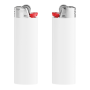 BIC® J26 Aansteker J26 Lighter BO opaque white_BA white_FO red_HO chrome