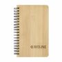 Notebook made from Stonewaste-Bamboo A6 notitieboek - bruin