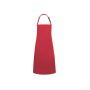 BIB APRON BASIC WITH BUCKLE, RASPBERRY, One size, KARLOWSKY