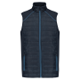 Bodywarmer Day To Day in twee stoffen Navy / Light Royal Blue XS Bodywarmer Day To Day in twee stoffen Navy / Light Royal Blue XS