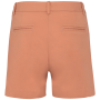 Ecologische chinobermuda dames Peach 46 FR