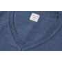 SEVEN SEAS The knit | v-neck - Blauw gemêleerd, 2XL