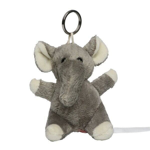 Plush elephant with keychain Plush elephant with keychain