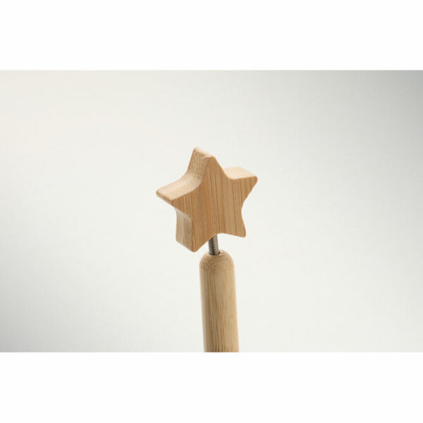 STARPEN - Bamboe balpen ster detail - Hout STARPEN - Bamboe balpen ster detail - Hout