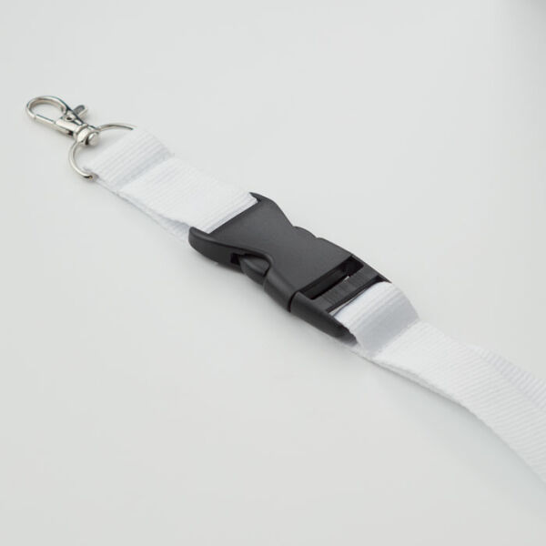 WIDE LANY - Lanyard 25mm - Wit WIDE LANY - Lanyard 25mm - Wit