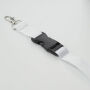 WIDE LANY - Lanyard 25mm - Wit