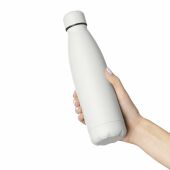 Gerecyclede dubbelwandige drinkfles 500 ml Sunny - wit