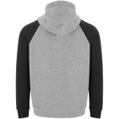 Badet unisex tweekleurige hoodie - Gemêleerd grijs/Zwart - XS