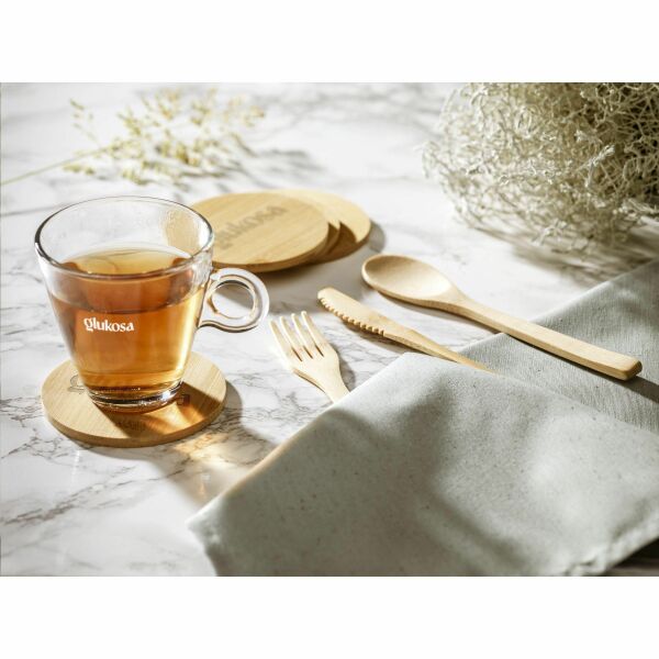 Bamboo Coaster Set Untersetzern - neutral Bamboo Coaster Set Untersetzern - neutral