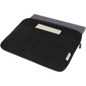 Joey 14 inch GRS gerecyclede canvas laptophoes, 2 l - Zwart