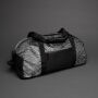 AWARE™ reflektierende RPET Wochenendtasche, schwarz