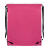 DAFFY RPET - RPET non-woven trekkoordtas - Fuchsia