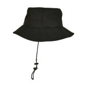 Adjustable Flexfit Bucket Hat - Black - One Size Adjustable Flexfit Bucket Hat - Black - One Size