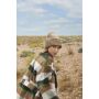 Grof gebreide muts met patch Cloudy Haze One Size