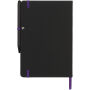 Noir Edge medium notitieboek - Zwart/Paars Noir Edge medium notitieboek - Zwart/Paars