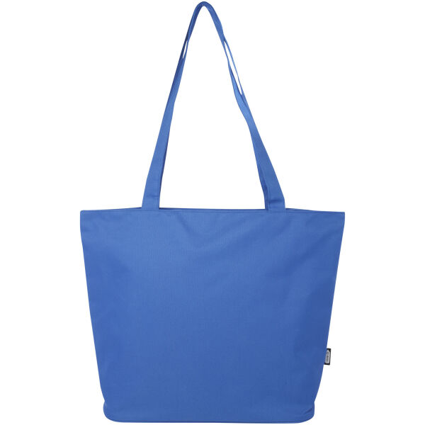 Panama GRS recycled zippered tote bag 20L - Royal blue