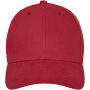 Davis 6 panel cap - Rood Davis 6 panel cap - Rood