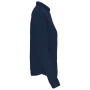 Damesblouse met "Mao" kraag lange mouwen Navy XS
