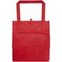 Liberty GRS gerecycled non woven draagtas met bodemplaat 29 l - Rood Liberty GRS gerecycled non woven draagtas met bodemplaat 29 l - Rood
