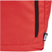 Byron 15,6" rugzak van GRS RPET met opgerolde bovenkant 18 L - Rood