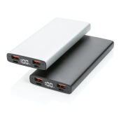 Aluminium 18W 10.000 mAh PD Powerbank, zilver