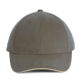 Orlando - 6 panel cap Olive / Beige One Size Orlando - 6 panel cap Olive / Beige One Size