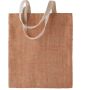 100% Natuurlijke Jute Tas natural/saffron one size